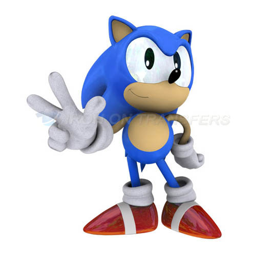 Sonic the Hedgehog Iron-on Stickers (Heat Transfers)NO.5344